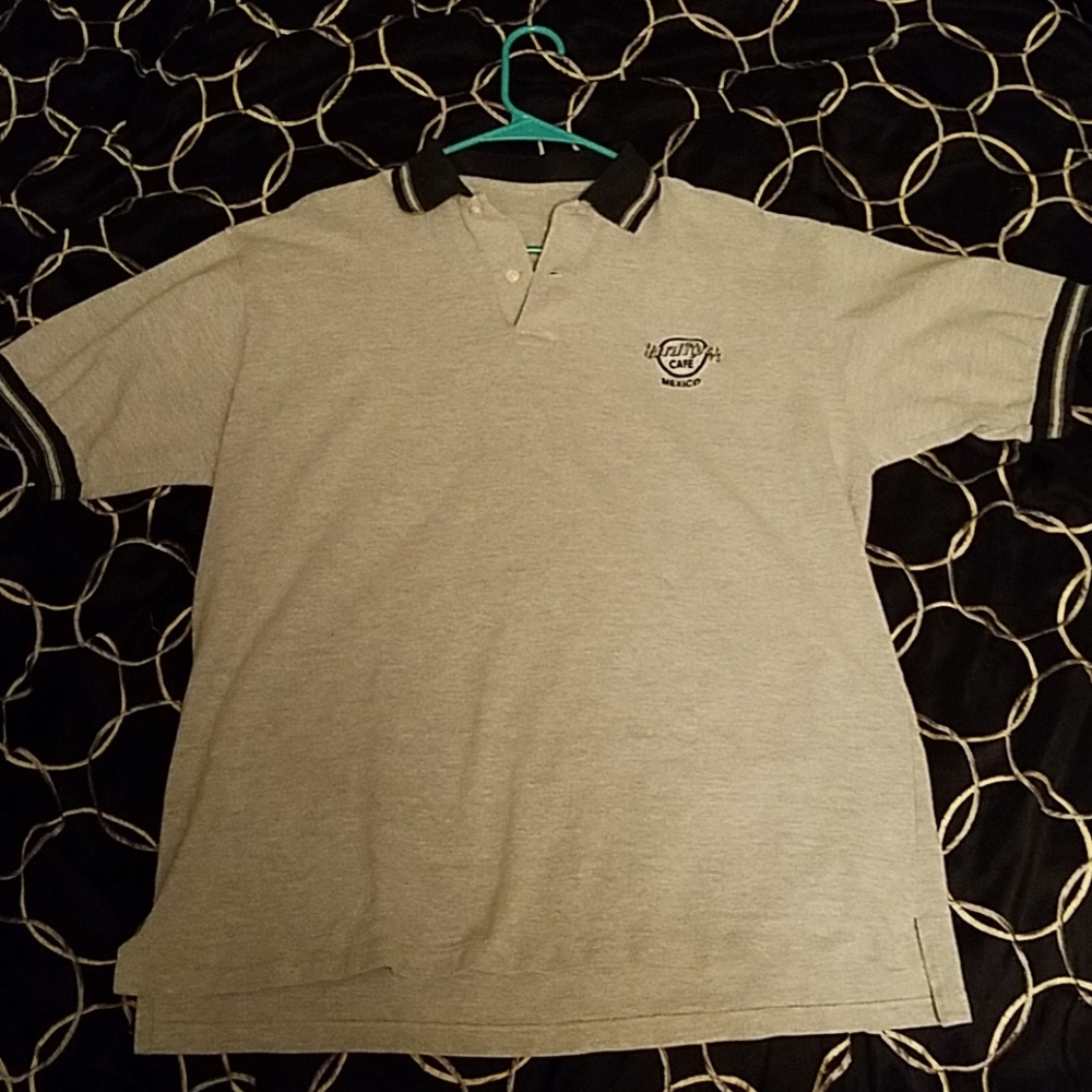 Hard Rock Cafe Memorabilia Collared T-shirt